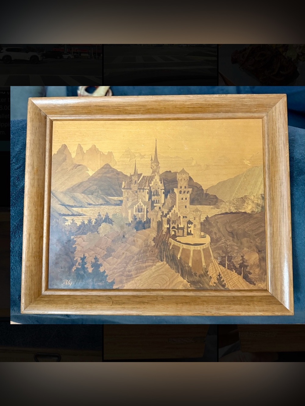 Buchschmid & Grétaux (B&G) wood marquetry inlay artwork